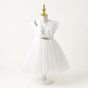 Snow white royal tulle dress
